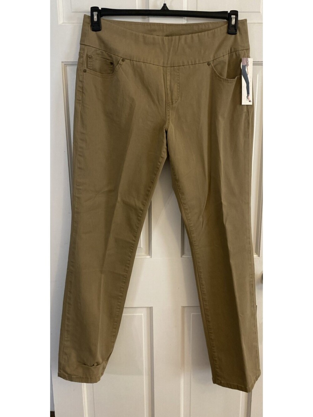 JAG Jeans Peri Toffee Tan High Rise Straight Leg Denim Jeans Womens 16 NWT